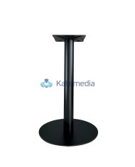 Table pedestal metal leg B09P fi450 250x250 Black