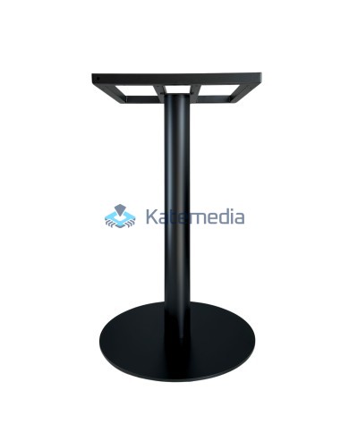 Postument do stołu noga metalowa B09K fi450 400x400 Czarna