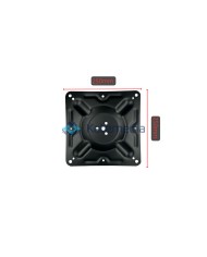 Postument do stołu noga metalowa A022 fi400 250x250 Czarno - Złoty