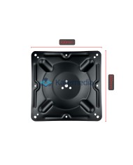 Postument do stołu noga metalowa B030 fi400 300x300 Czarno-Złoty