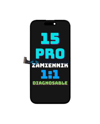 Wyświetlacz IPhone 15 Pro Zamiennik 1:1 Z Możliwością Przypisania