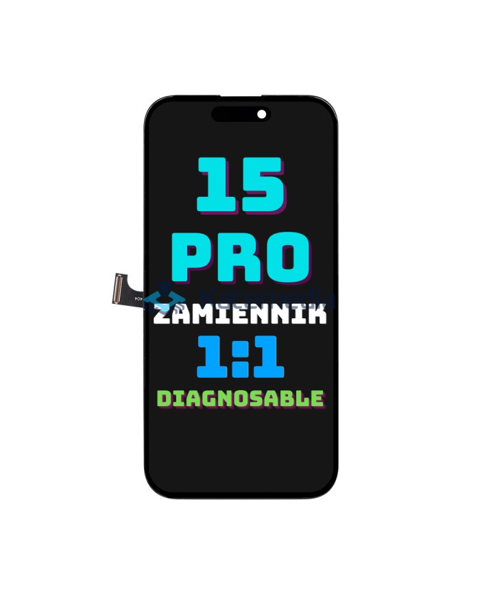 Wyświetlacz IPhone 15 Pro Zamiennik 1:1 Z Możliwością Przypisania
