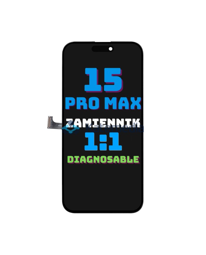Wyświetlacz IPhone 15 Pro Max Zamiennik 1:1 Z Możliwością Przypisania