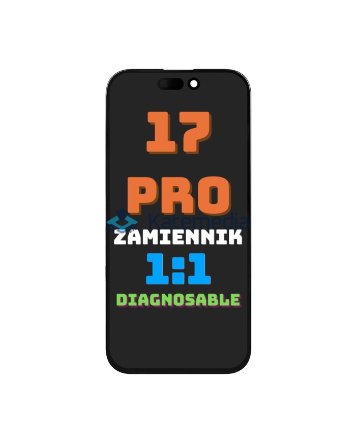 Wyświetlacz IPhone 17 Pro Zamiennik 1:1 Z Możliwością Przypisania
