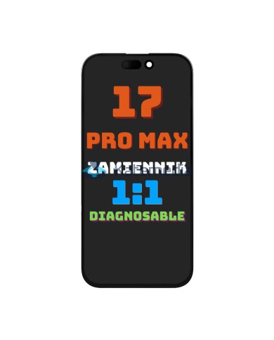 Wyświetlacz IPhone 17 Pro Max Zamiennik 1:1 Z Możliwością Przypisania