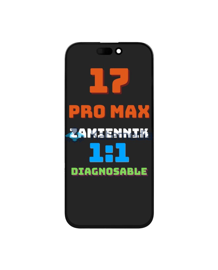 Wyświetlacz IPhone 17 Pro Max Zamiennik 1:1 Z Możliwością Przypisania