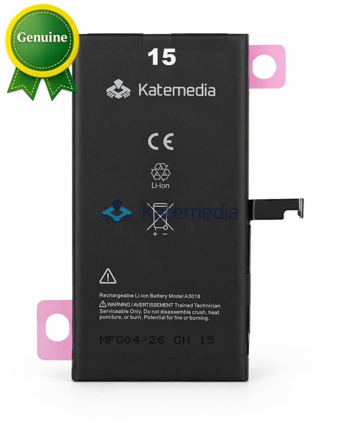 KTM Battery assignable as NEW (Genuine) iPhone 15