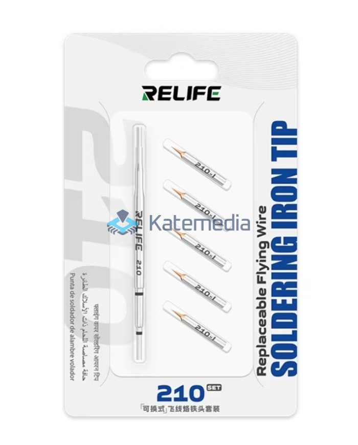 RELIFE 210 Soldering Tip with Interchangeable Tips
