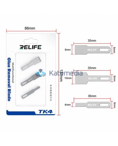 Relife TK4 Adhesive Removal Blade Set