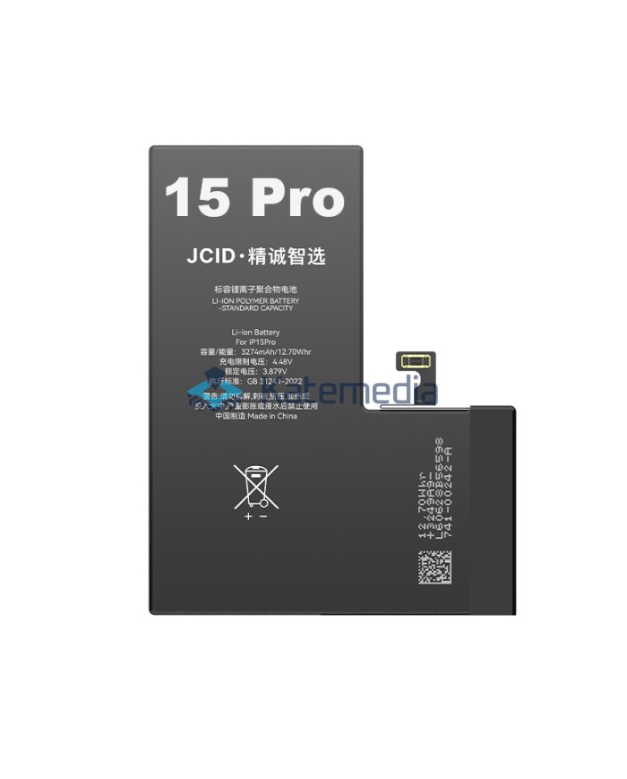 Bateria JCID z możliwością przypisania iPhone 15 Pro