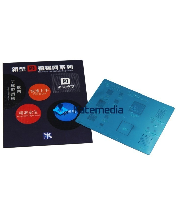 SITO BGA 3D IPHONE  7  7+ A10 DWUSTRONNE z UCHWYTEM