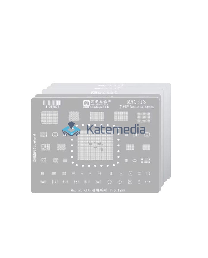 Sita BGA do Reballingu CPU Apple MAC M1–M5 Amaoe 0,12 mm 5 szt