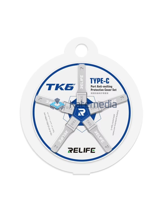 RELIFE TK6 – USB Type-C protective cover for soldering and port removal (5 pcs.)