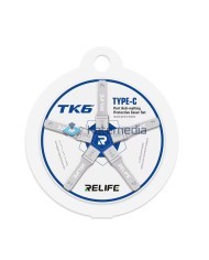 RELIFE TK6 – osłona ochronna USB Type-C do lutowania i demontażu portów (5 szt.)