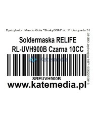 RELIFE RL-UVH900B Black 10CC Soldermask