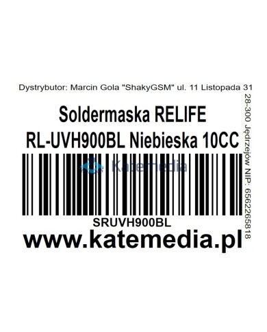Soldermaska RELIFE RL-UVH900B Niebieska 10CC