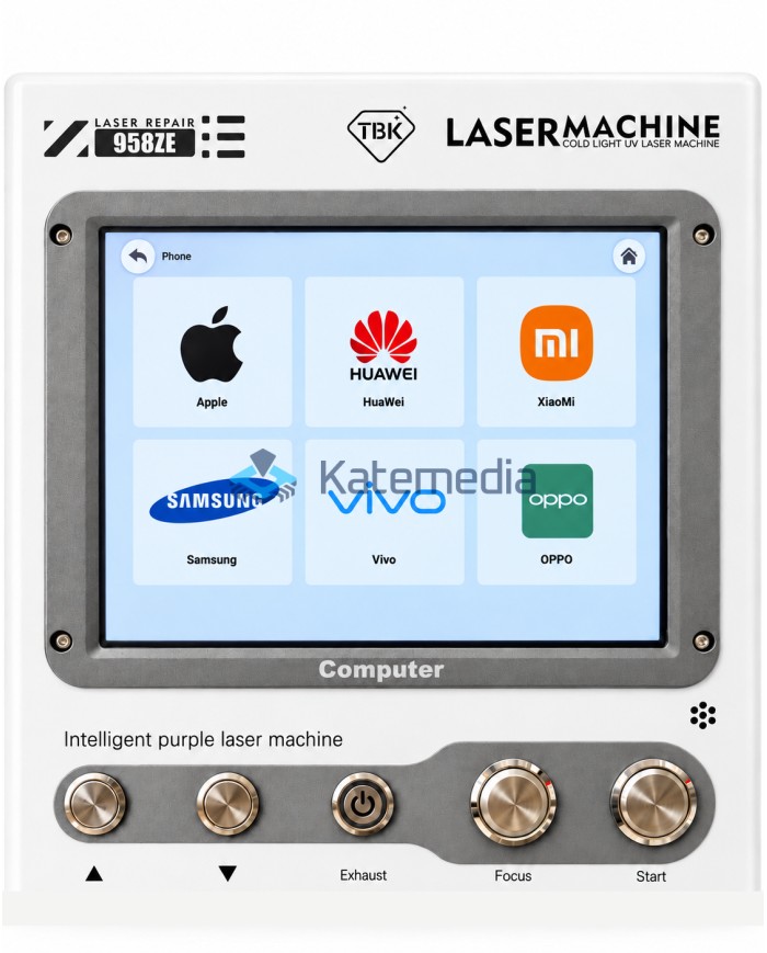 Laser UV TBK 958ZE do ekranów / klapek / grawerowania
