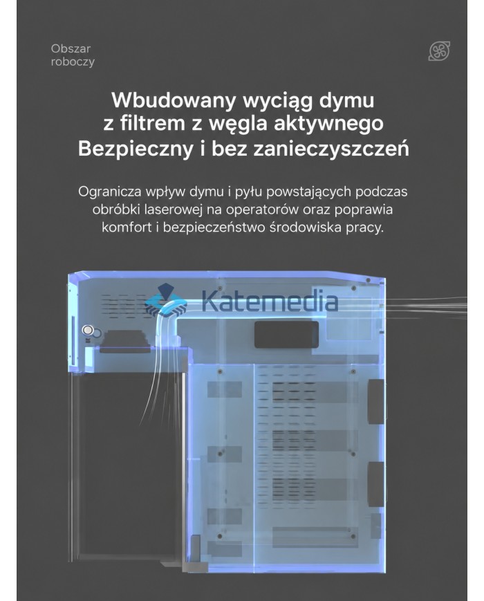 Laser UV TBK 958ZE do ekranów / klapek / grawerowania