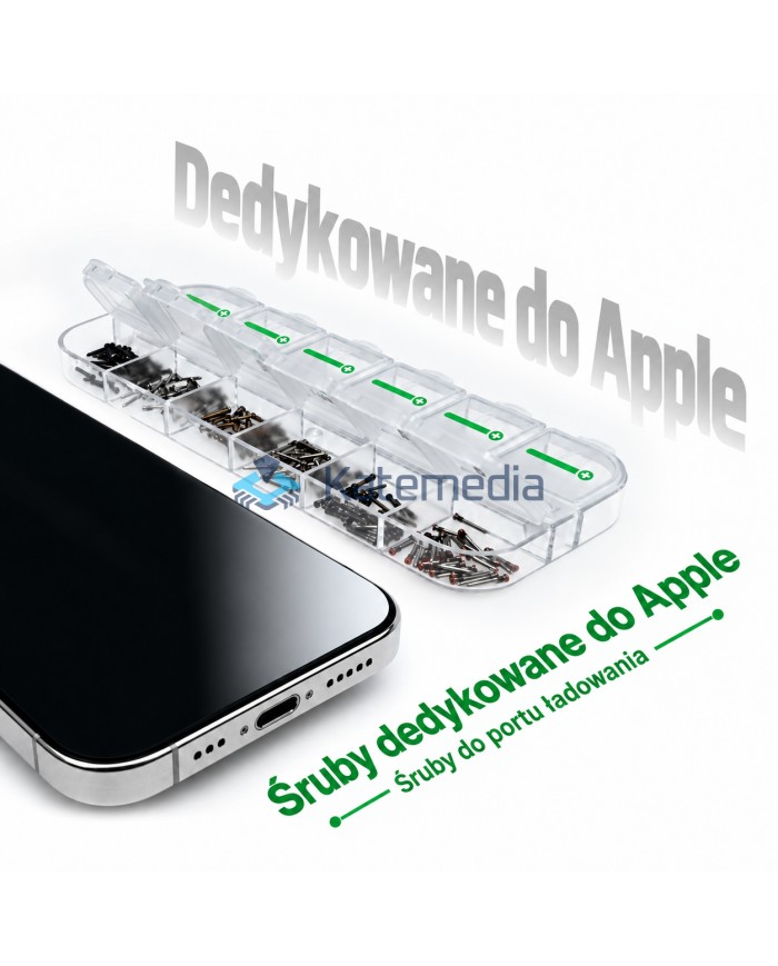 2UUL SC13 360-Piece Bottom Housing Screw Set for iPhone X–17 Pro Max