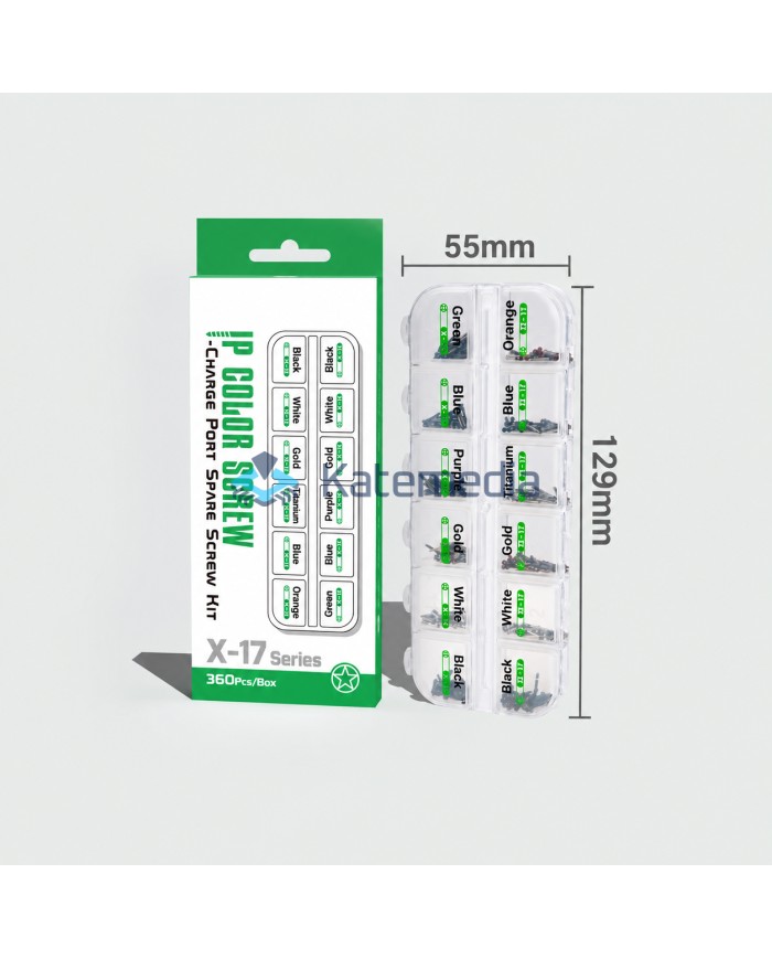 Zestaw Śrub Dolnej Obudowy 2UUL SC13 do iP X–17 2UUL 360 szt