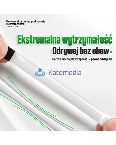 Uniwersalna Taśma Klejąca MegaBond 2UUL BA02 pod Baterię iP 20 szt