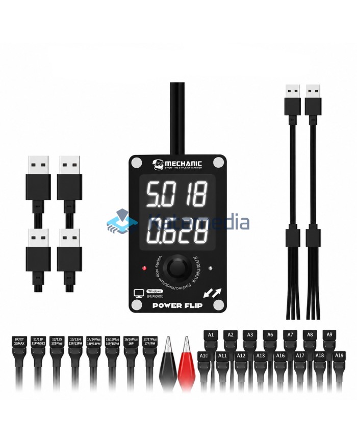 Kabel Serwisowy Boot do iP 8–17 Android MECHANIC Power Flip IP17