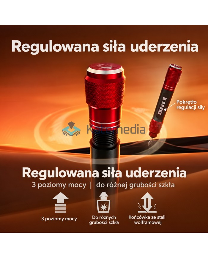 Punktak zbijak Wybijak do Tylnej Szyby Telefonu MECHANIC iRock 8