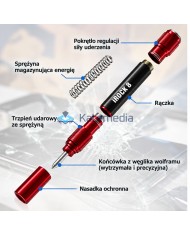 Punktak zbijak Wybijak do Tylnej Szyby Telefonu MECHANIC iRock 8