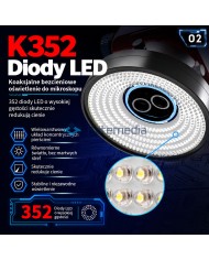 Lampa Koaksjalna LED 352 do Mikroskopu Bez Cieni JTX K352