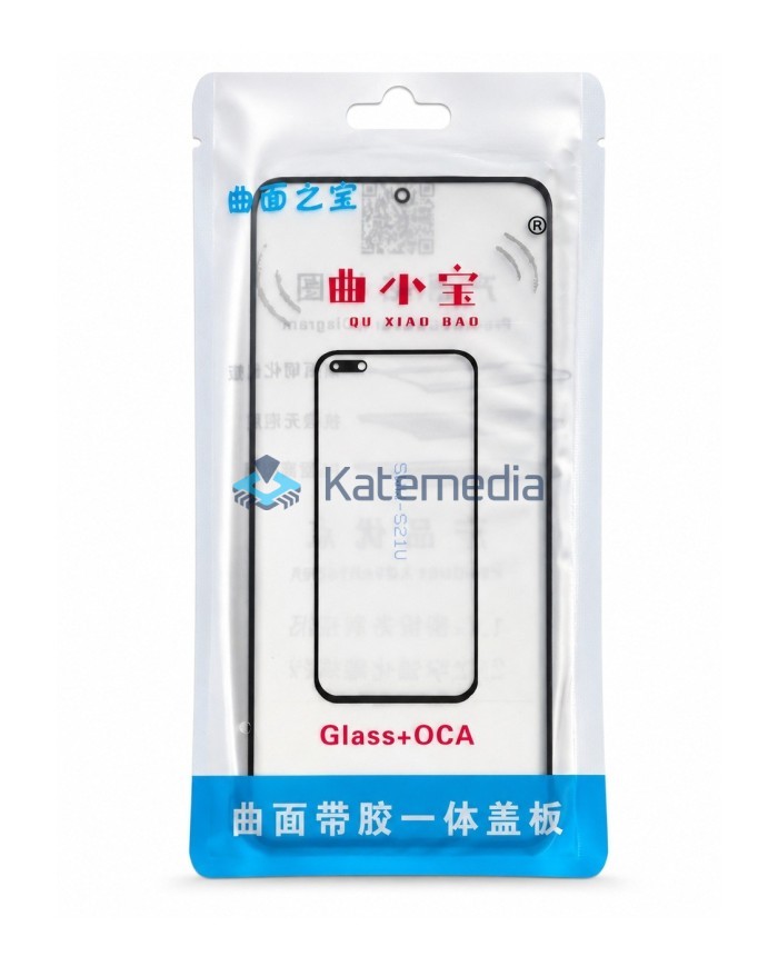 Szyba + klej OCA Qu Xiaobao do Samsung Galaxy S21 Ultra