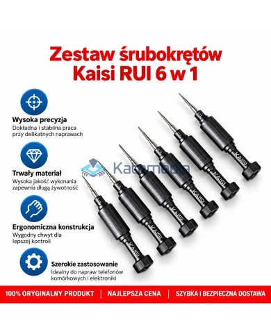 Zestaw precyzyjnych śrubokrętów kaisi screwdriver sharp
