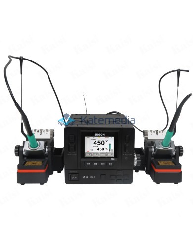 Stacja lutownicza Sugon T66 Double 230W dwukolbowa T210 + T245