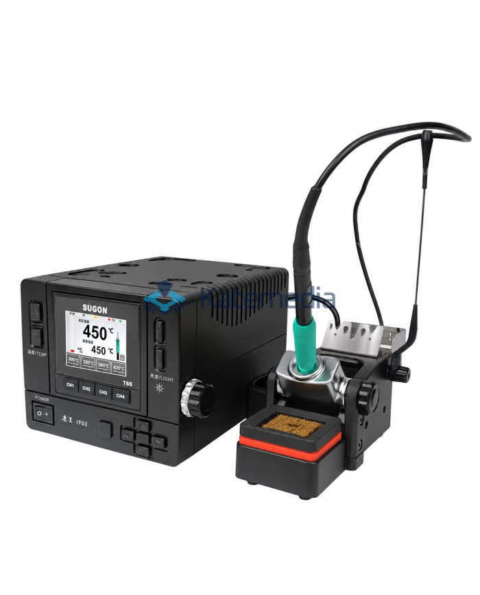 Sugon T66 Double 230W Dual Soldering Station – 2 Soldering Irons