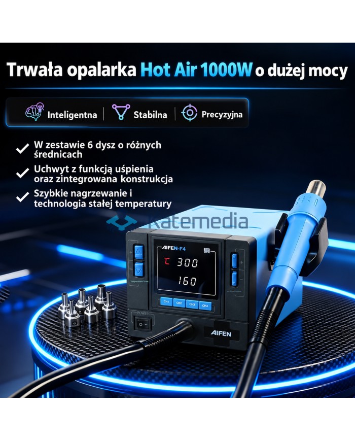 Stacja lutownicza Hot Air Aifen F4 1000W