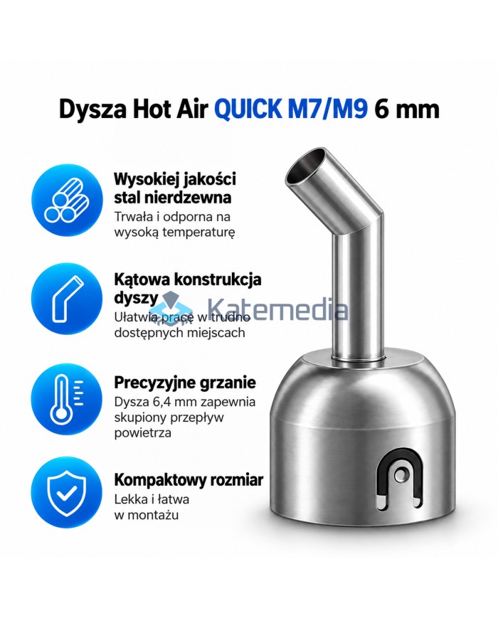 Zestaw oryginalnych dysz Hot Air QUICK 6 mm + 8 mm + 10 mm 3 szt