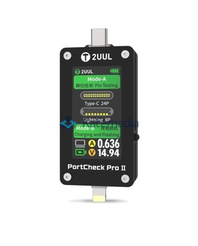 Tester portów USB-C i Lightning - 2UUL PW33 PortCheck Pro II