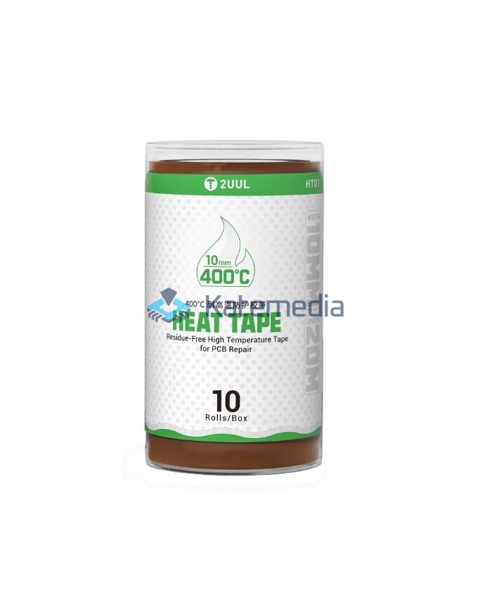 Taśma kaptonowa 2UUL HT01 10mm × 20m – 10 rolek