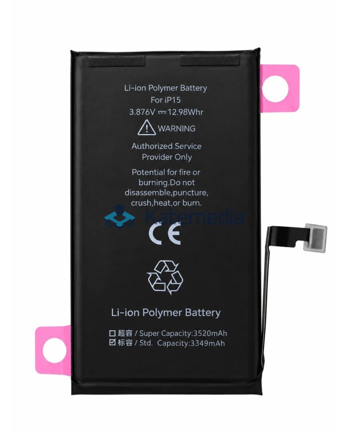 Bateria JCID z możliwością przypisania jako NOWA STANDARD (Genuine) iPhone 15