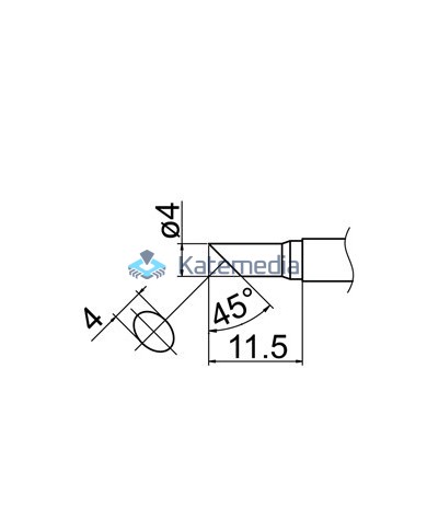 Soldering Tip T12-C4 HK