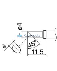 Grot lutownicy T12-C4 HK