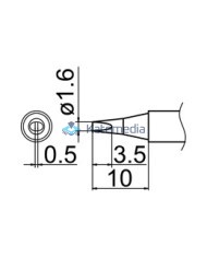 Soldering Tip T12-D16 HK
