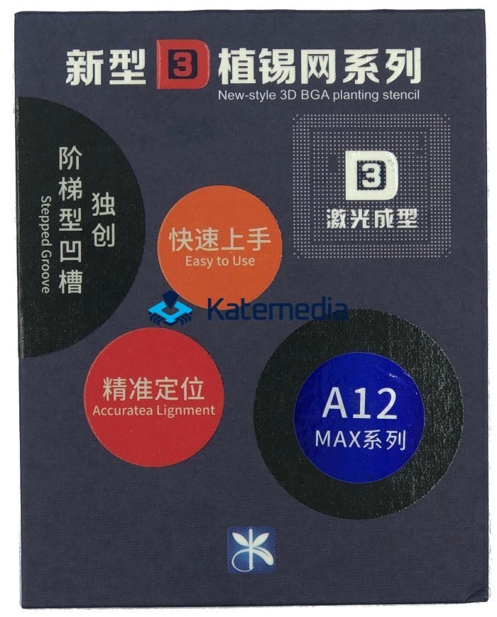 SITO BGA 3D A12 XS XS MAX XR DWUSTRONNE z UCHWYTEM