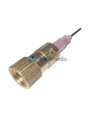 Set of needles for the precise application of liquids