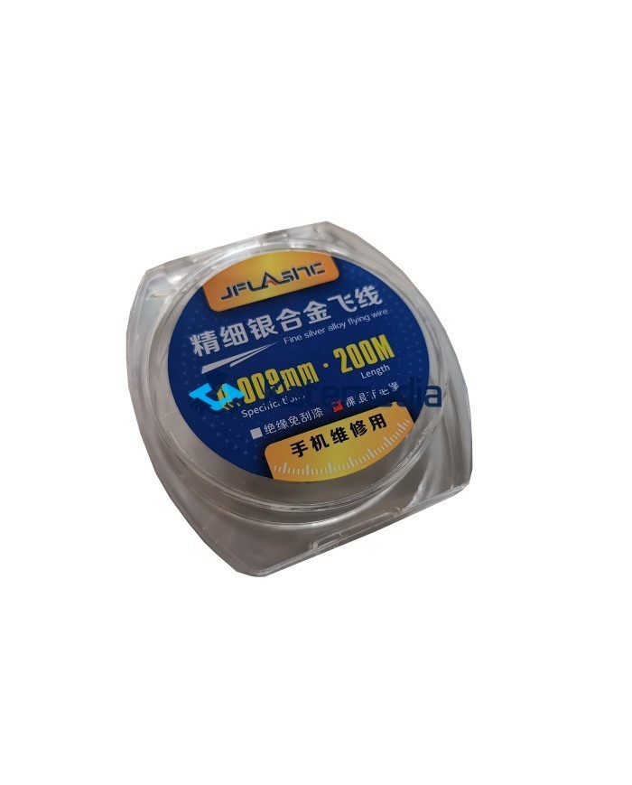 Non insulated silver wire ultra thin 0.009mm