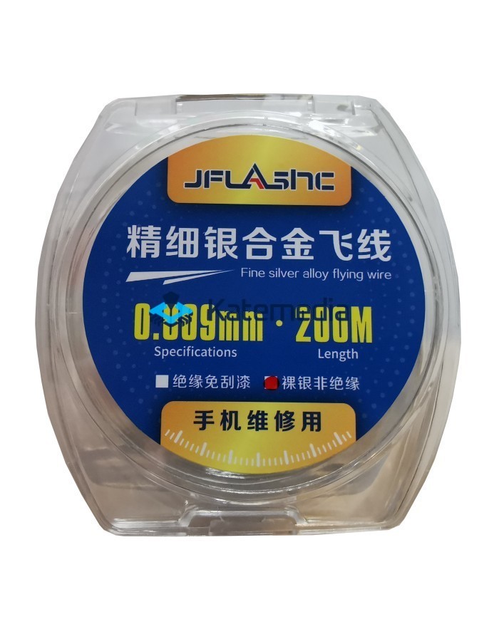 Non insulated silver wire ultra thin 0.009mm