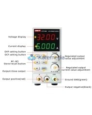 Power supply UNIT UTP1306S 0-32V 0-6A