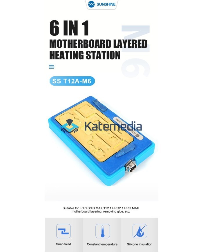 Heater desoldering station SS T12A-M6 6 in 1 iPhone X-11PM