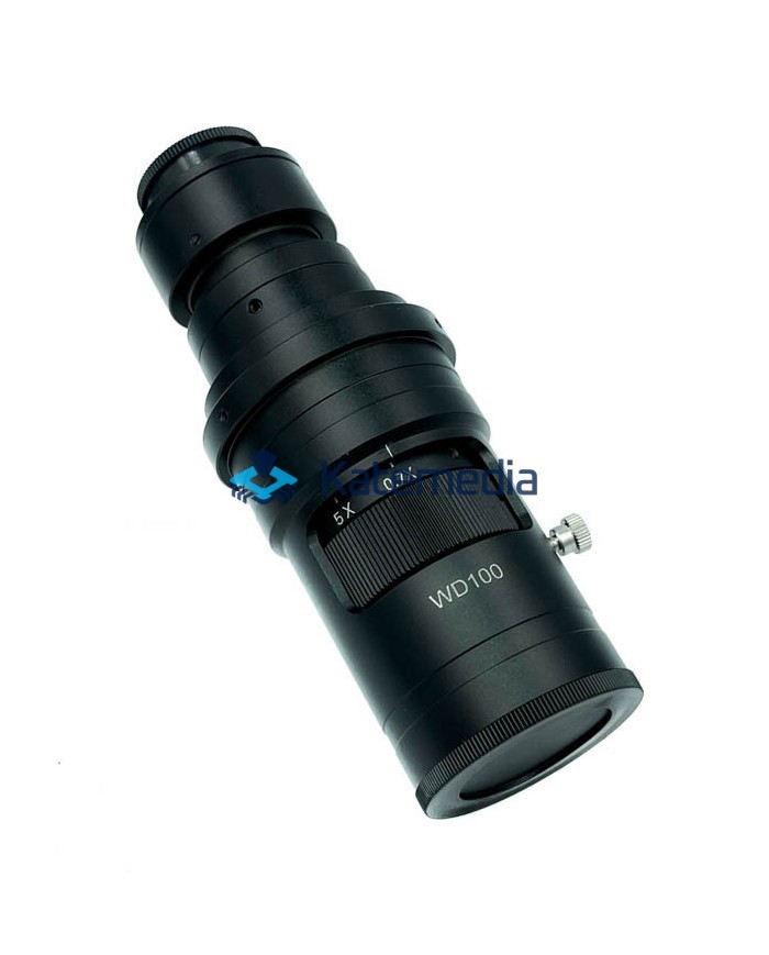 Adjustable ZOOM lens for microscope camera