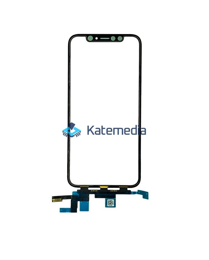 Glass with touch plate for iPhone X