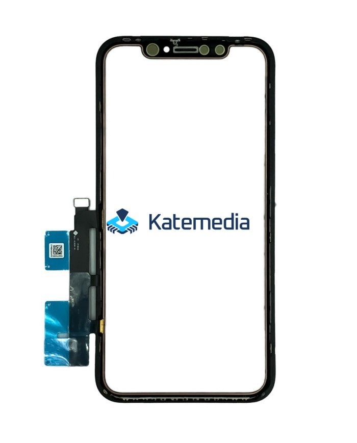 Glass with touch plate for iPhone XR